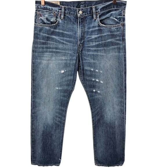 Polo Ralph Lauren Other - Polo Ralph Lauren Mens 36x32 Vintage Classic Fit Straight Leg Distressed Jeans